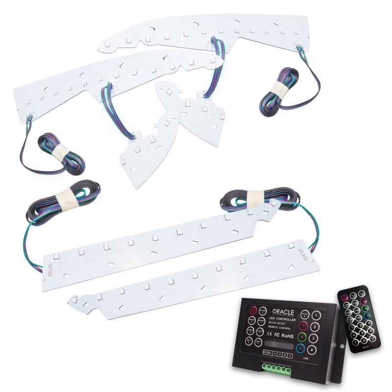 GMC Sierra DRL Headlight Upgrade Kit - ORACLE Lighting - ColorSHIFT 2.0 - `14-`15 GMC Sierra DRL Headlight Upgrade Kit - ORACLE Lighting - ColorSHIFT 2.0 - `14-`15